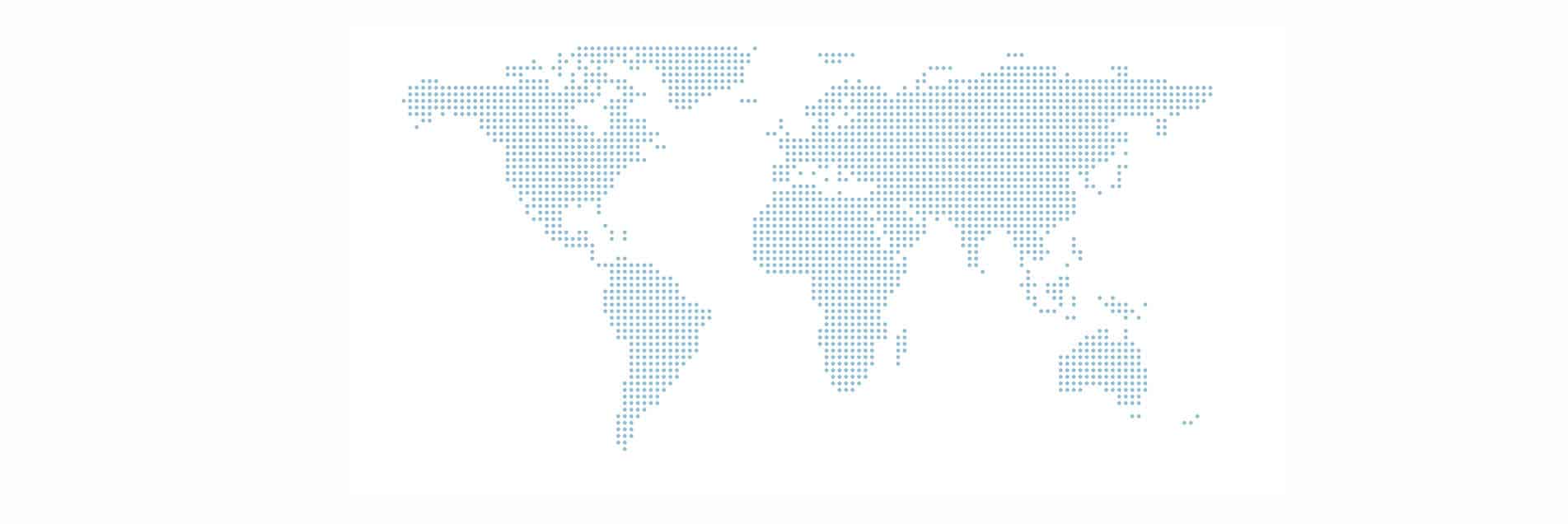 World map showing Aidentyx office locations