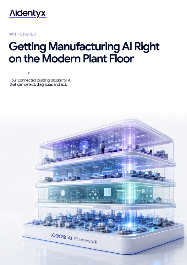 Getting Manufacturing AI Right on the Modern Plant Floor whitepaper cover