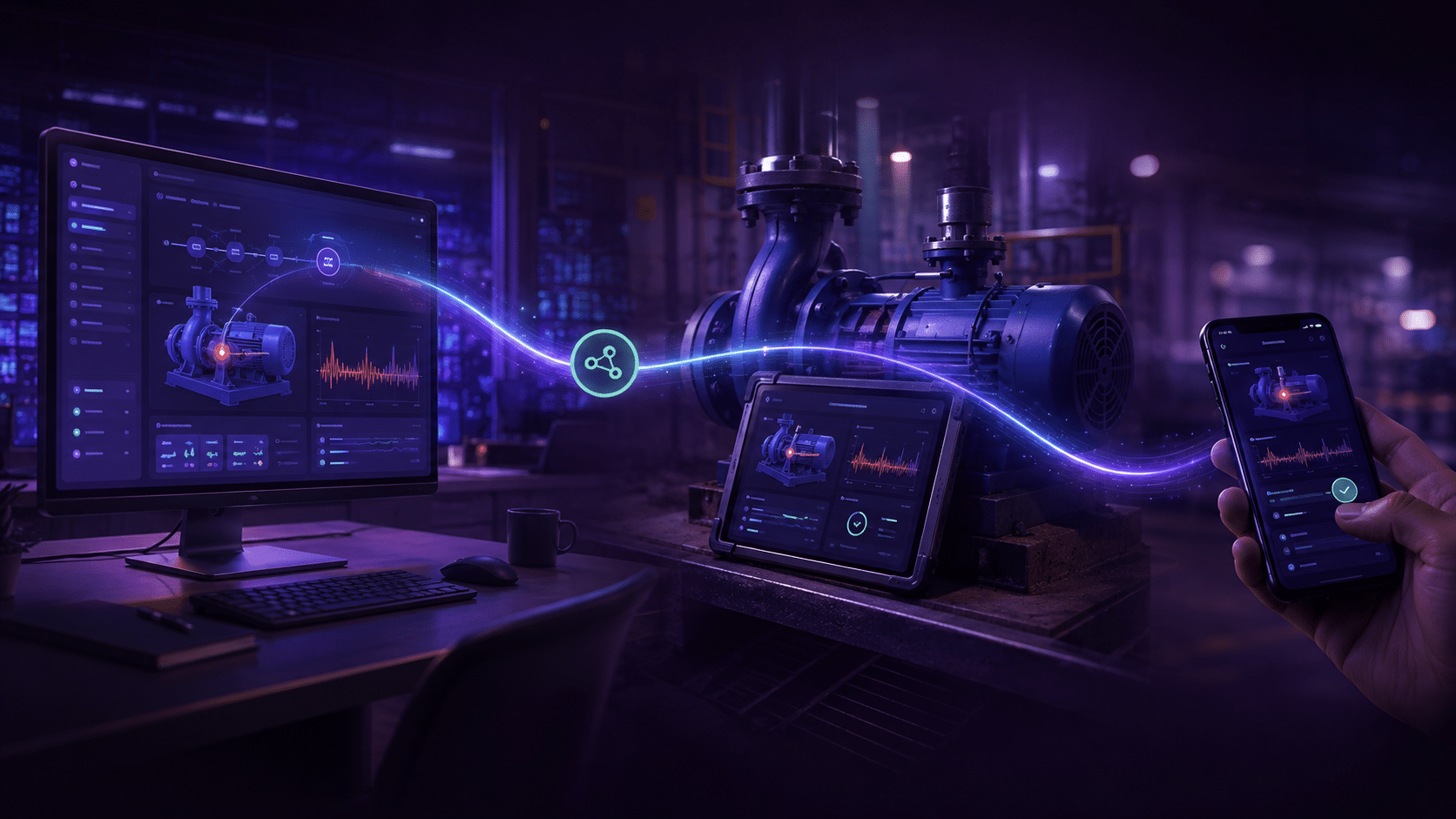 Connected asset performance insights available across desktop, tablet and mobile devices